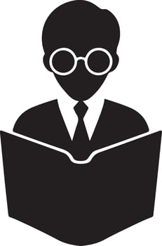 Happy Teacher Day silhouette art vector
