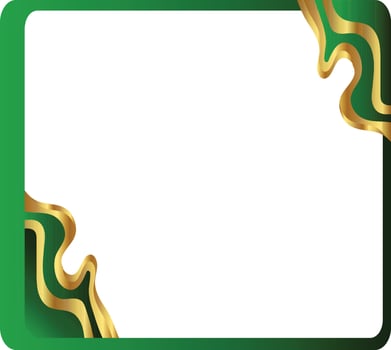 Elegant Certificate Frame with Abstract Golden Swirls luxury certificate border for diploma vector