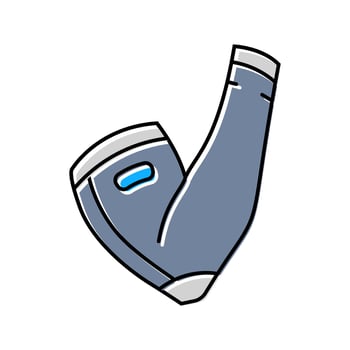 compression sleeve recovery wellness color icon emblem vector