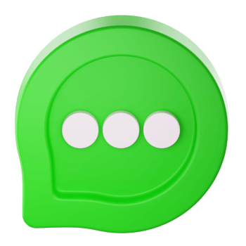 3D Render chat png