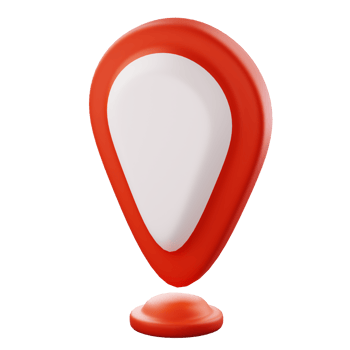 3D Render Icon Location Pin png