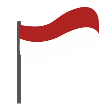 Indonesia National Flag Illustration png