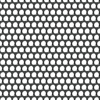 Textured metal wire mesh with holes background vector