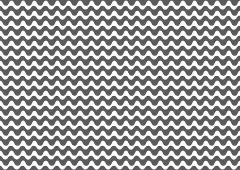 Seamless circular wave pattern featuring repeating arcs rhythmic curves forming fluid decorative design vector