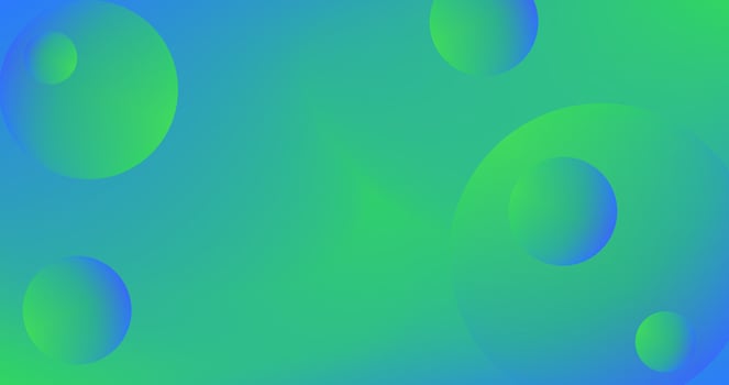 Green Blue Gradient Abstract background with balls for flyer presentation wallpaper banner cover booklet vector