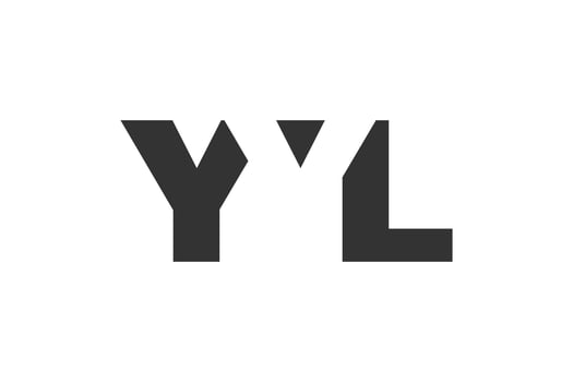 YYL logo design. Initial letter Y Y L bold font style for tech startups, consulting, corporate branding. Creative company name, headlines typography identity, trendy logotype. vector