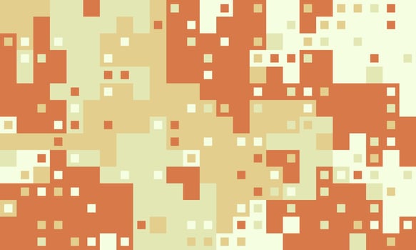 Abstract pixel art background. Earthy tones create a dynamic, textured pattern perfect for website banners, presentations, or modern design projects. vector