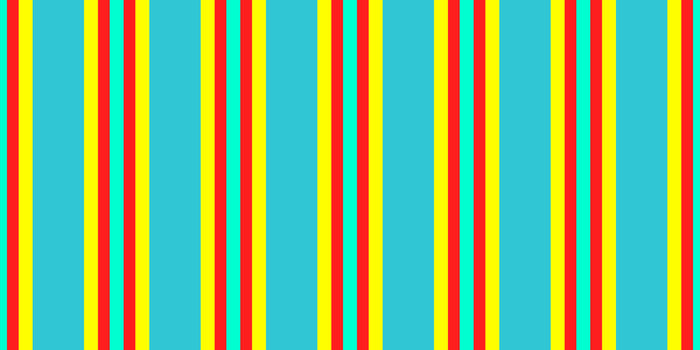 Vibrant vertical stripes in yellow, red, and teal create a playful, retroinspired pattern perfect for backgrounds, textiles, or website designs. vector