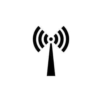 Full Tower Phone Signal Wi-fi Indicator Icon Illustration vector