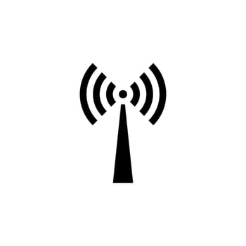 Full Bars Phone Signal Wi-fi Indicator Icon Illustration Design vector
