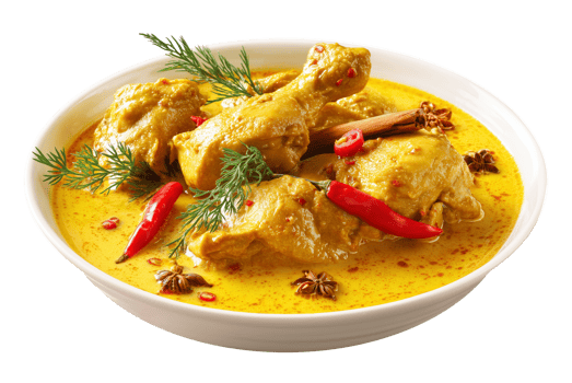 Chicken Curry Spicy Isolated on Transparent Background png