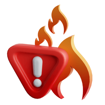Warning 3D Illustration png