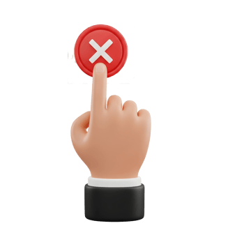 Hand pressing cross png