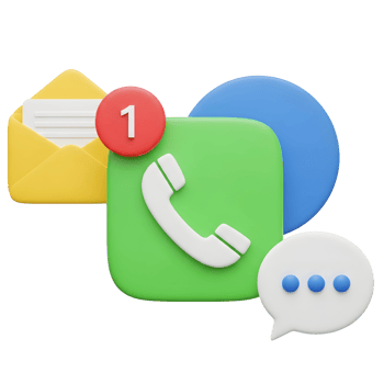 social Icons notification png
