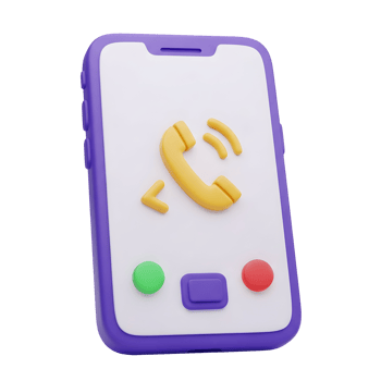 Cartoon phone call png