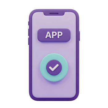 App on phone screen png