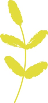 Plant Branch Scribble Sketch Illustration vector