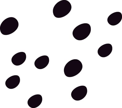 Dotted Abstract Pattern Flat Illustration vector