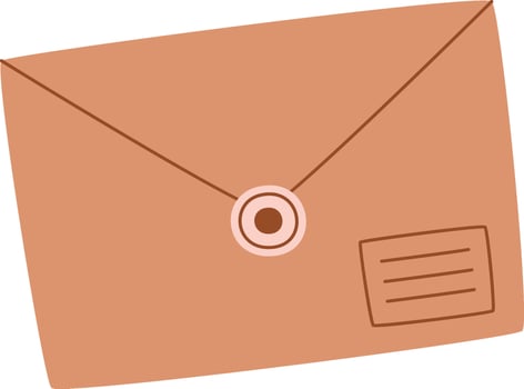 Envelope With Stump vector