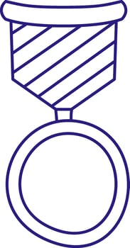 Award Doodle Medal Outline vector