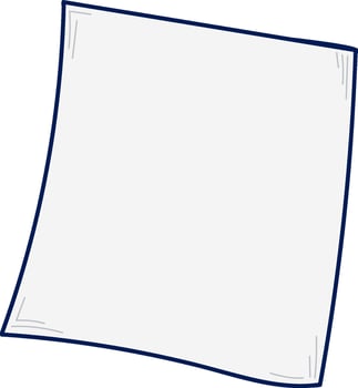 Hand Drawn Doodle Paper Note Illustration vector