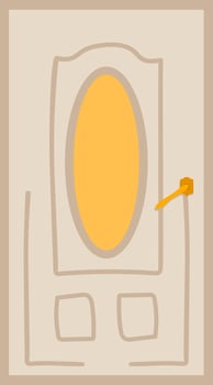 Home Entrance Door vector