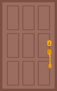Home Entrance Door Illustration vector
