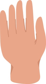 Hand Palm Up vector