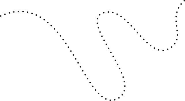 Flat Illustration Hand Drawn Icon Handdrawn Abstract Dashed Line vector