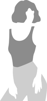 Icon Woman Avatar Profile vector