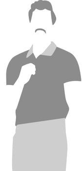Flat Illustration Hand Drawn Icon Man Avatar Profile vector