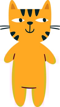 Cat Hand Drawn Drawn vector