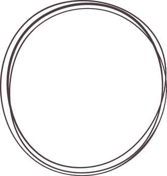 Circle Outline Frame vector