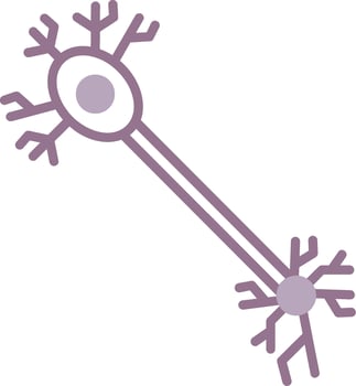 Bipolar Neuron Neon Visual Token vector