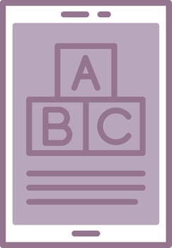 Blocks Vivid Frame Object vector