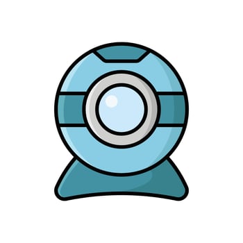 Professional Computer Webcam for Online Meeting and Conference vector