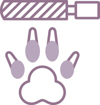 Nail File Pixel Art Mark vector