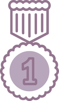1st Prize Geometric Stroke Form vector