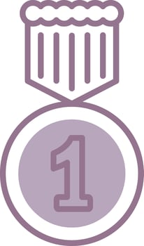 1st Prize Smooth Sketch Object vector