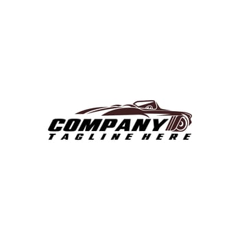 Classic vintage car Auto Classic vintage design inspiration. Auto car logo design template. Classic vehicle symbol logotype. vector