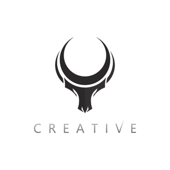 Creative black logo design vector