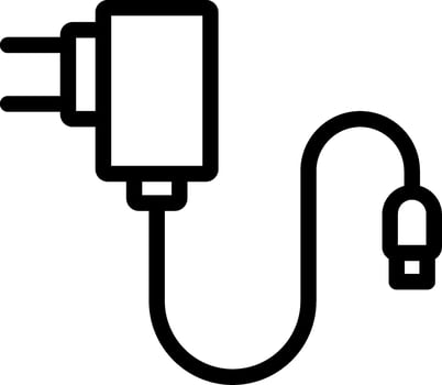 Adapter Outline Icon vector