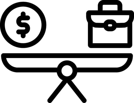 Scale Modern Color Symbol vector