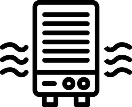 Air Sanitizer Outline Icon vector