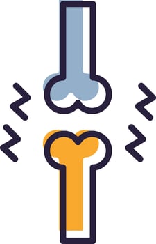 Joint Icon Articulation Connection Medical Bone vector