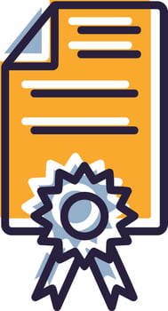 Declaration Icon Statement Proclamation Announcement Affirmation vector