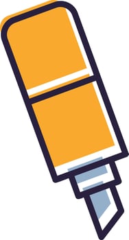 Markers Icon Pens Highlighters Tools Writing vector