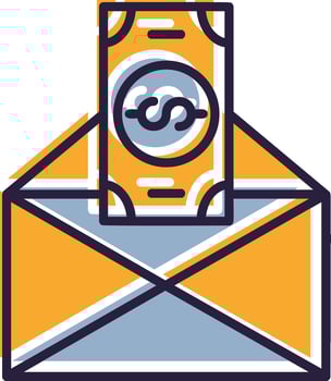Envelope Icon Mail Letter Message Correspondence vector