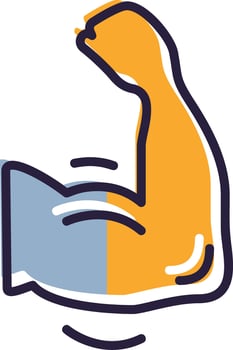 Arm Down Anatomy Limb Upper Limb Muscle vector