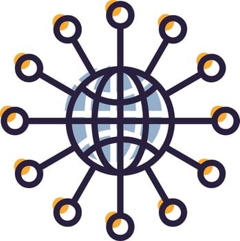 Network Down Connection Internet Link Web vector